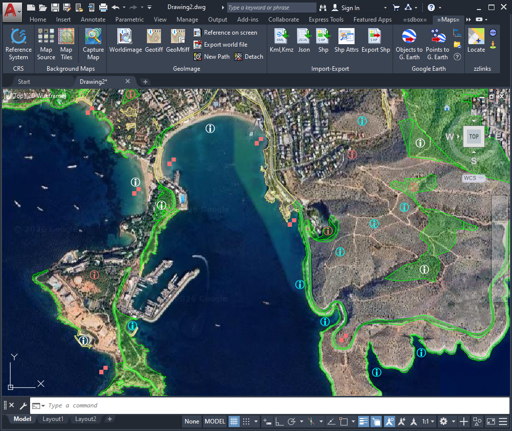 Spatial data and map workflows